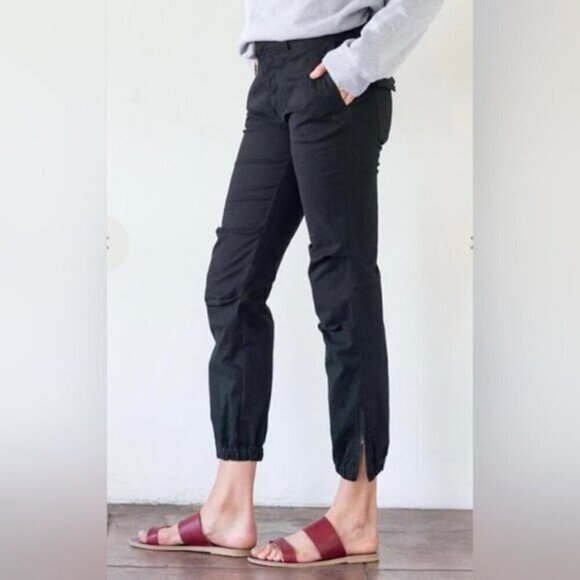 Nili Lotan Cropped Military Pants in Jet Black Women Size 2 - Picture 2 of 12